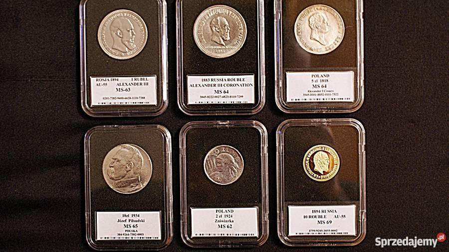 Kolekcja monet zbiór numizmatów kolekcjonera
