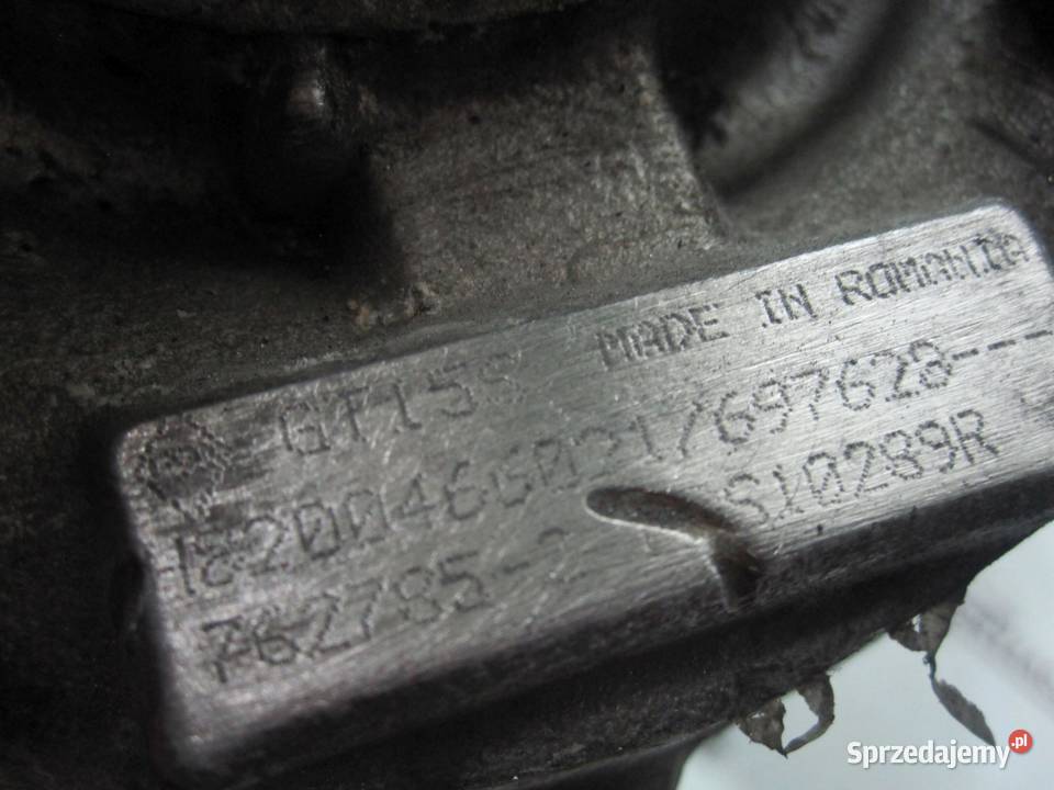 TRAFIC VIVARO 20 DCI M9R780 115 turbosprężarka