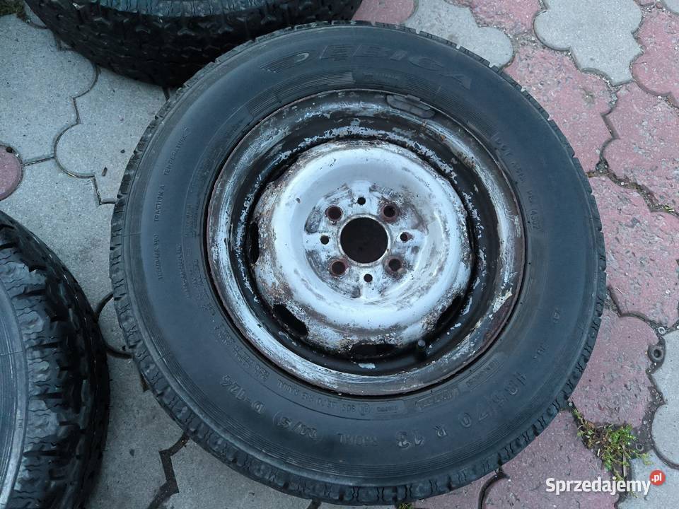 Polonez kolo 5 J13 4x98 opona DEBICA D 124 kola podkarpackie Stalowa Wola