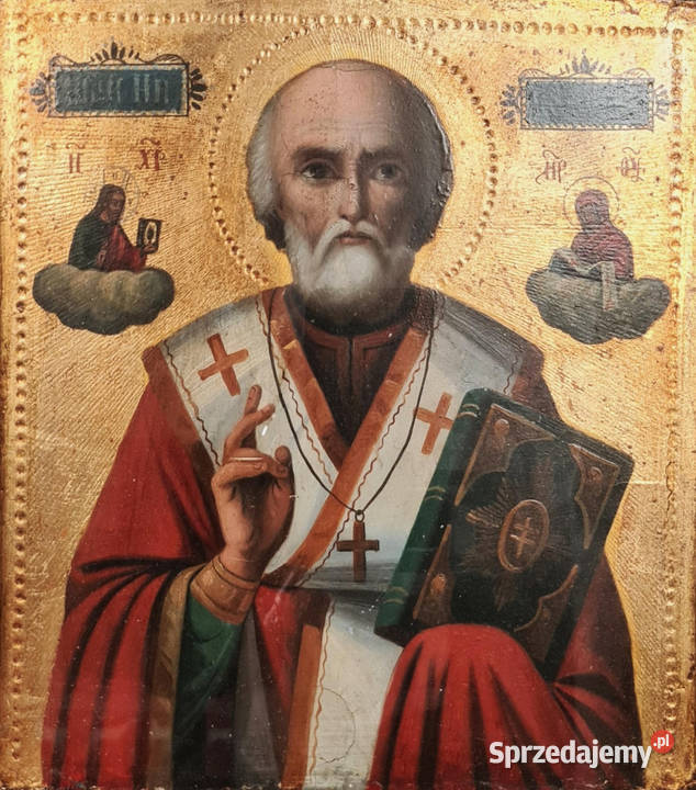 Ikona Święty Mikołaj z Miry Cudotwórca 0464 Warszawa