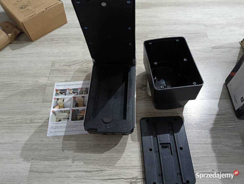 uniwersalny podłokietnik samochodowy ze