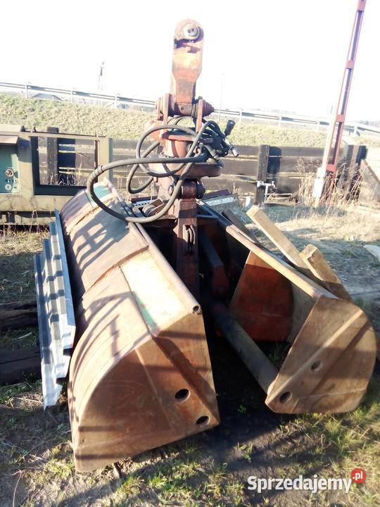 Chwytak do kamienia zrębki duży koparka 2230 ton Biała Rawska