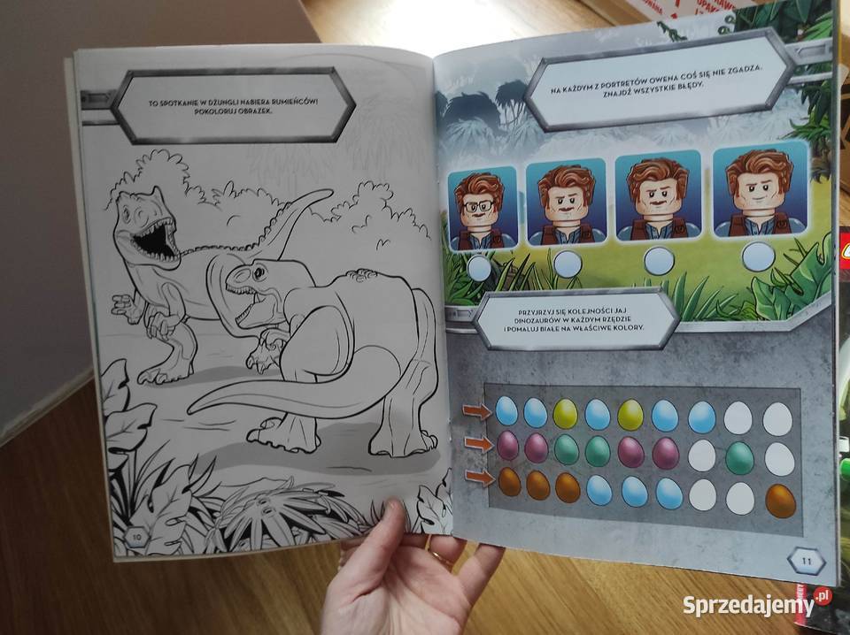 Dwie gazetki LEGO ninjago i jurrasic world Pozostałe