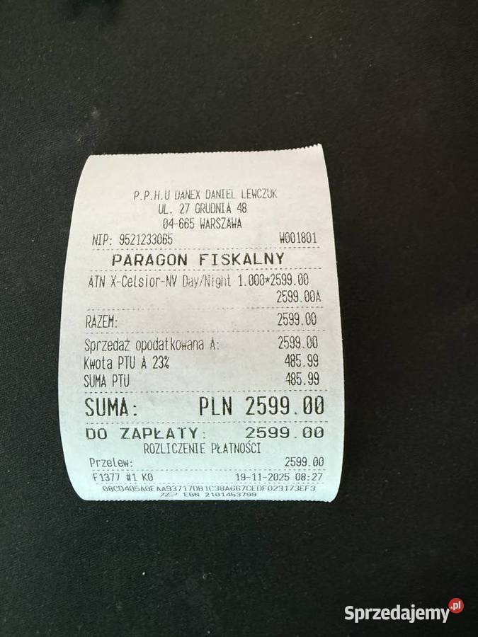 Luneta z niktowizja ATN xcelsior 39x śląskie Jaworzno
