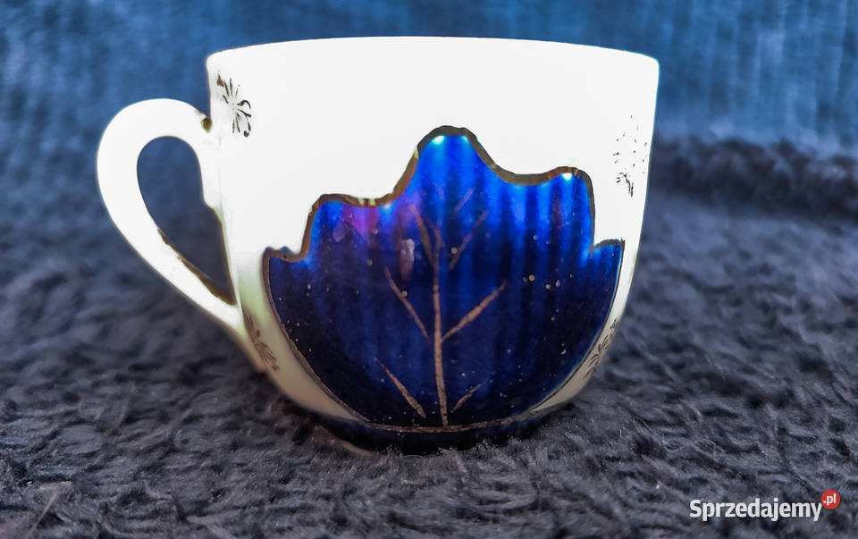 Porcelanowa filiżanka do espresso vintage retro Gdańsk