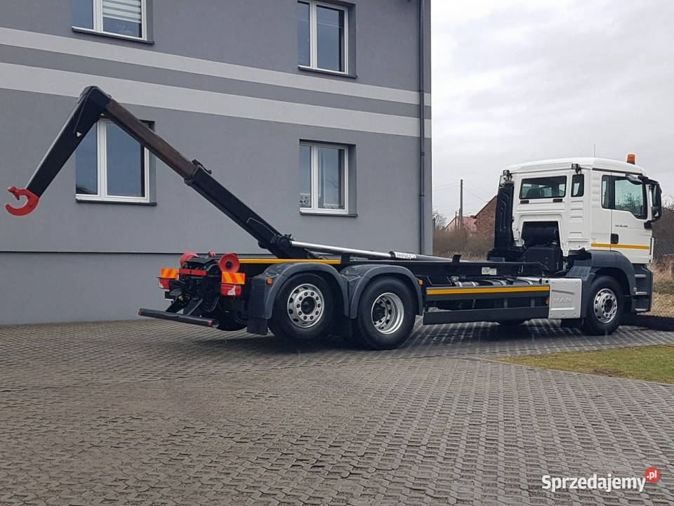 MAN TGS 26420 E6 HAKOWIEC HS20 6x2 3OSIE KLIMA pierwszy właściciel Poręba