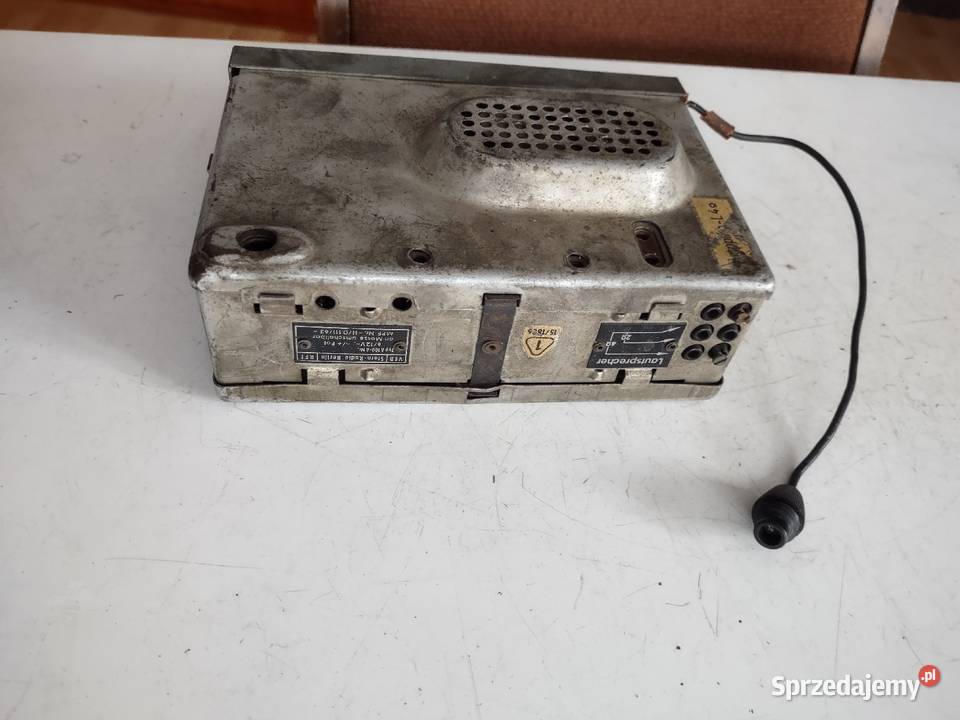 TRABANT WARTBURG RADIO 12V BERLIN ZABYTKOWE Świdnik