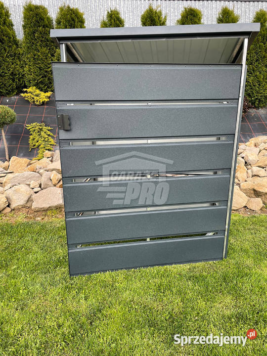 Wiata śmietnikowa 1x05m antracyt Schowek sprzedam