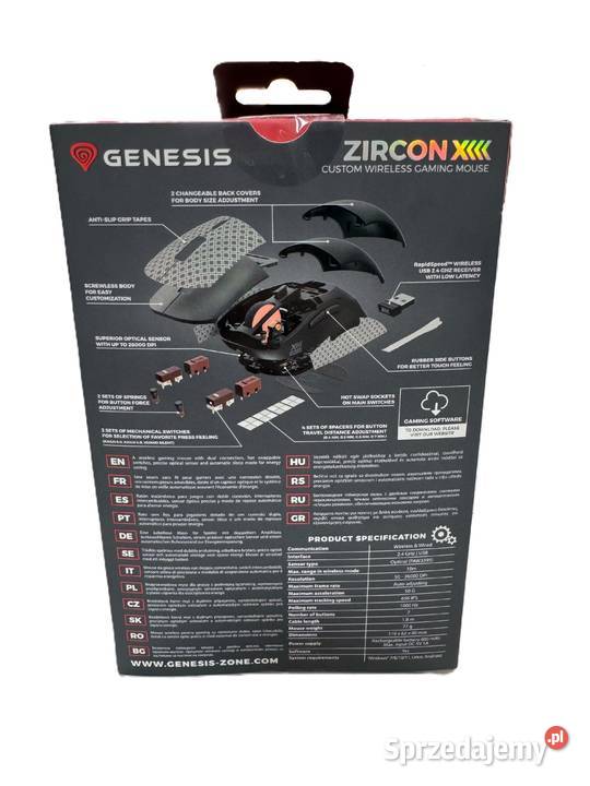 Mysz gamingowa Genesis Zircon XIII Czarna USB 24 Elbląg