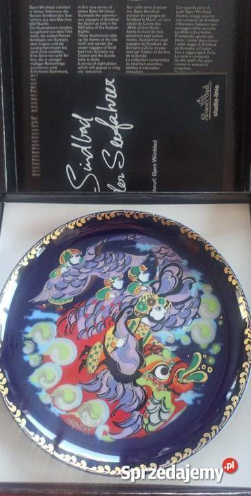 Talerzyk Rosenthal Seria Sindbad Żeglarz Projekt Gdańsk sprzedam