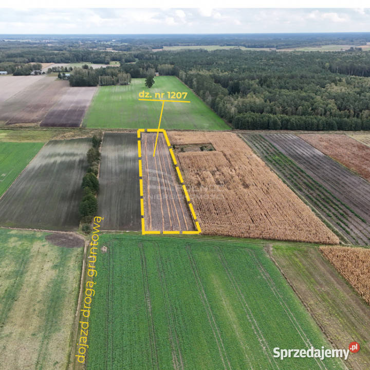 Działka rolna 7300m rzece Kolembrody 30m