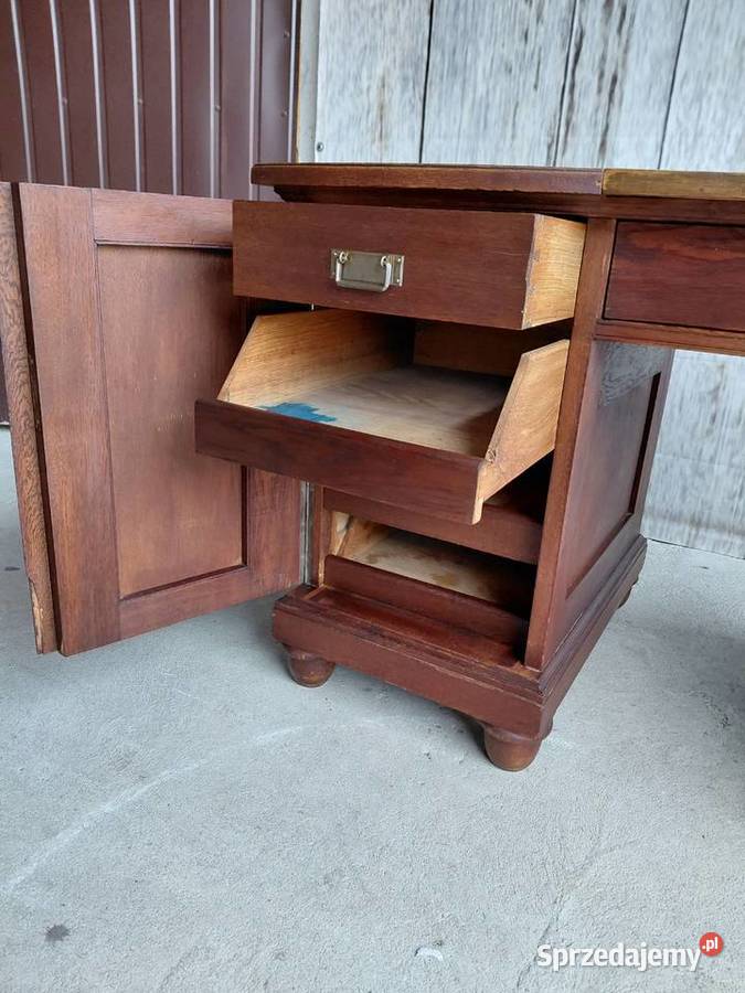 stylowe biurko drewniane antyk 289 kujawsko-pomorskie Byczyna