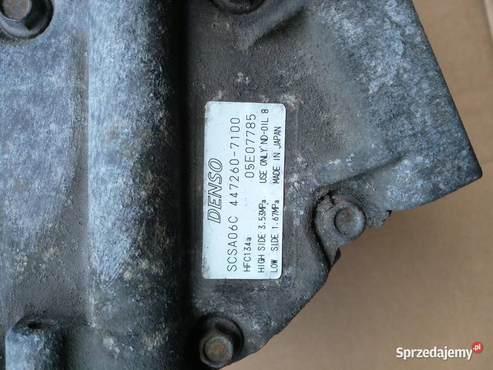 Kompresor klimatyzacji toyota corolla E12 16VVTI Rok produkcji 2003 Lublin