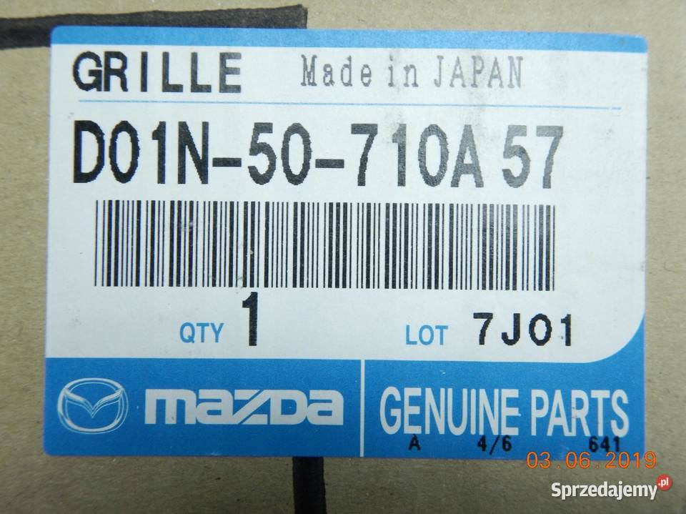 SPORTOWA ATRAPA CHŁODNICY MAZDA 2 0714 ASO sprzedam