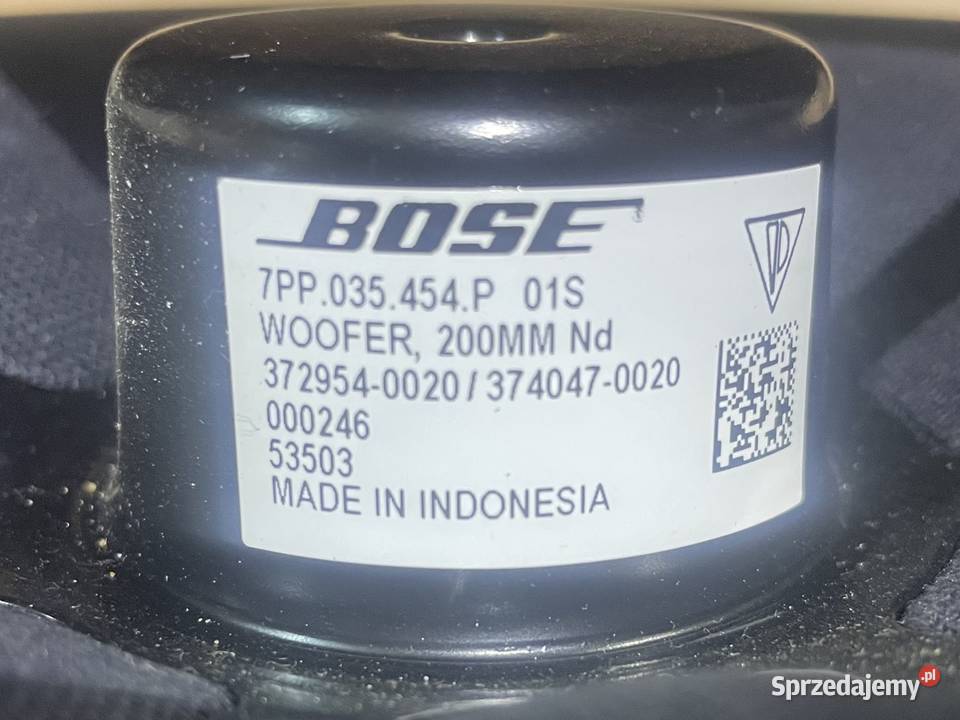 7PP035454 głośnik bose woofer 200mm Porsche Rok produkcji 2015 Szczecin