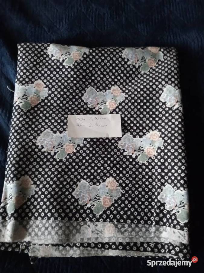 Kupon materiału BAWEŁNA vintage PRL retro Pozostałe Antyki, Sztuka, Kolekcje Tychy