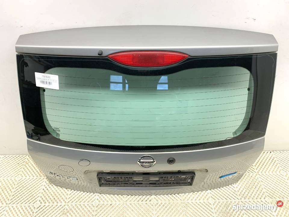 KLAPA TYŁ NISSAN NOTE E11 Hatchback 0513 Silver sprzedam