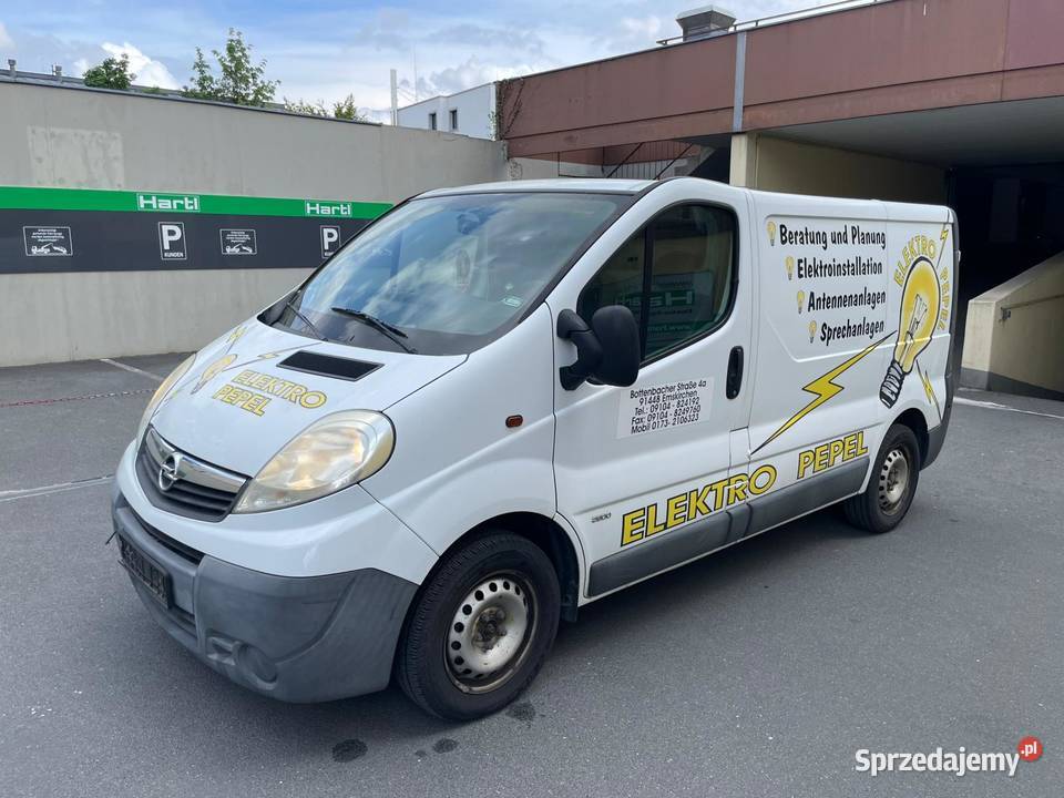 OPEL VIVARO 20 CDTI 2011 klimatyzacja ABS lubuskie Gorzów Wielkopolski