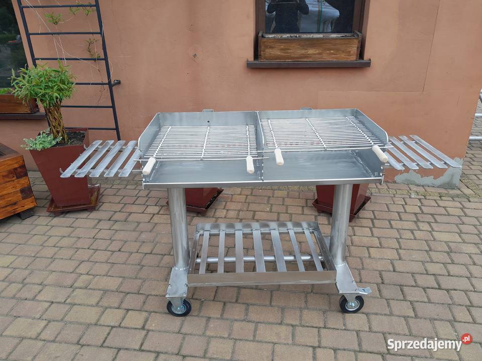Gastronomiczny grill cateringowy nierdzewny5 mm Dom i Ogród Damasławek