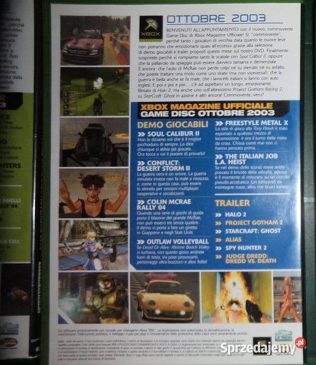 10x DVD XBOX magazine ufficiale DEMO 20032005 Rzeszów