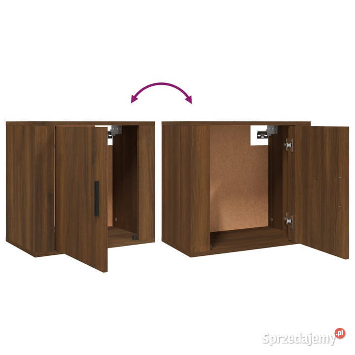 Wisząca szafka nocna brązowy dąb 50x30x47 Warszawa