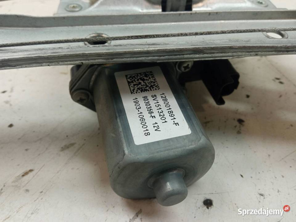 MECHANIZM SZYBY PRAWY PRZÓD 128001891 Dacia Mechanizmy opuszczania szyb sprzedam