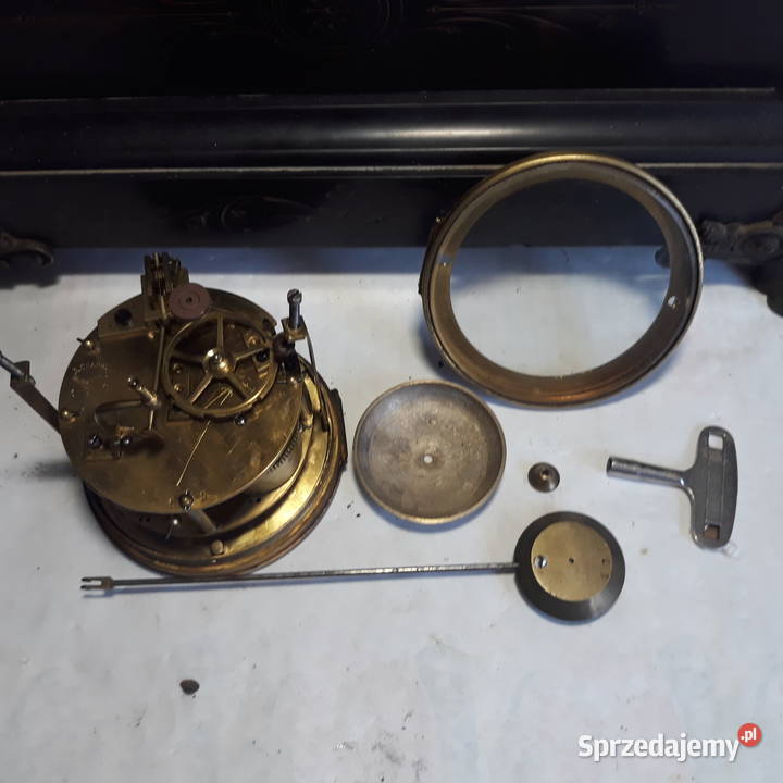 Sprawny kamiennyfiguralny zegar z Francji te Wrocław sprzedam