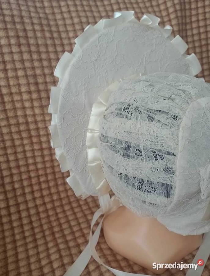 Bonnet wiktoriański koronkowy lolita Nakrycia głowy Sokolniki-Las