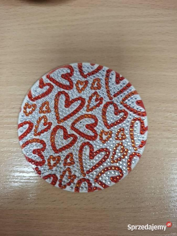 Podstawki pod kubki wyklejane diamencikami mazowieckie sprzedam