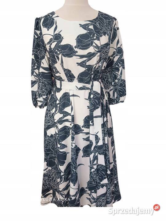 Ekskluzywna sukienka lekka elegancja na wesele Pątnów sprzedam