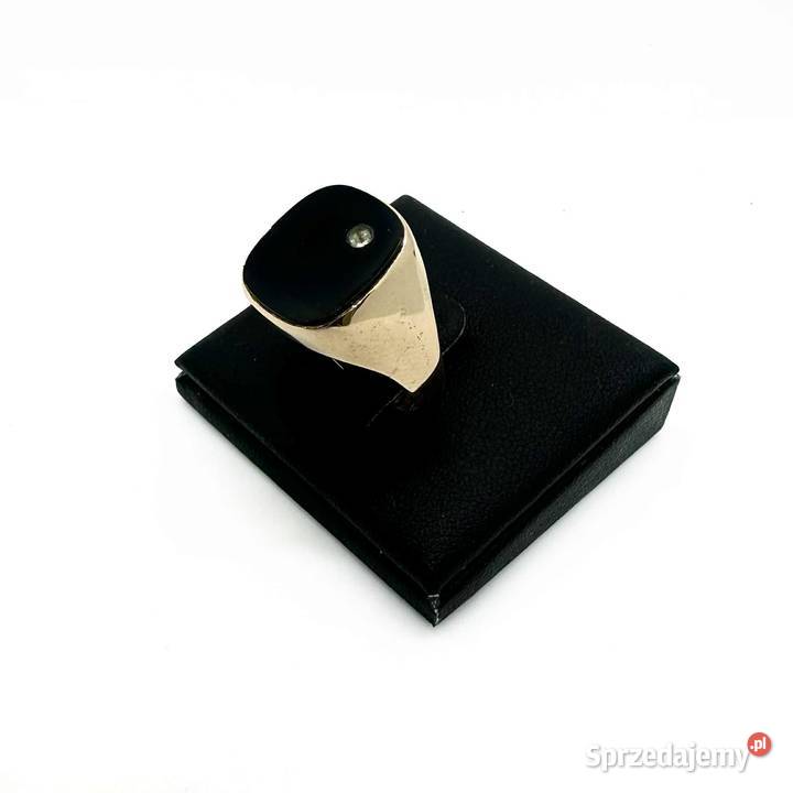 Złoty Sygnet Męski Próby 583 632g Rozmiar 24 złoto Elbląg