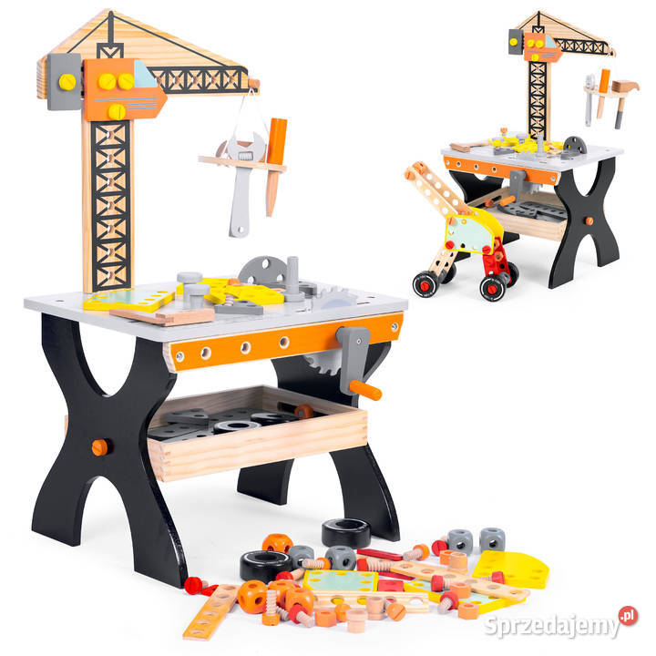 Drewniany warsztat dzieci stół narzędziowy