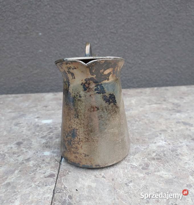 Stary mlecznik plater posrebrzany dzbanek imbryk Tczew sprzedam