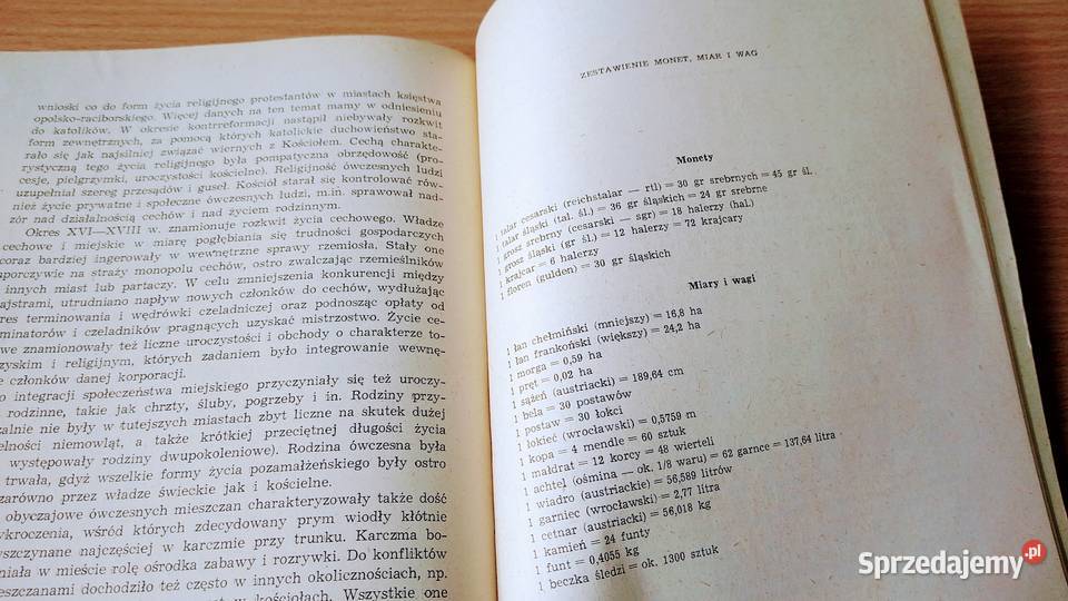 Miasta księstwa opolskoraciborskiego w XVI XVIII Rok wydania 1977 Gdańsk