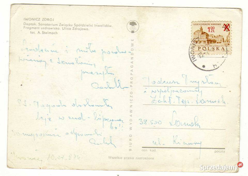 IWONICZ ZDRÓJ POCZTÓWKA WIELOWIDOKOWA 1 Krynki