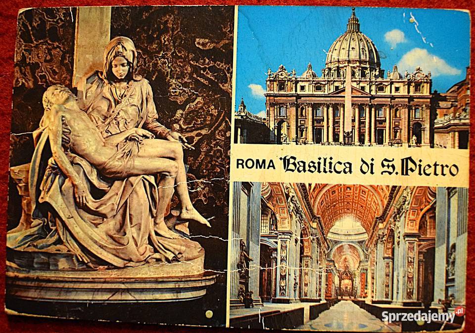 Watykan Bazylika San Pietro Papież pocztówki z Chełmno