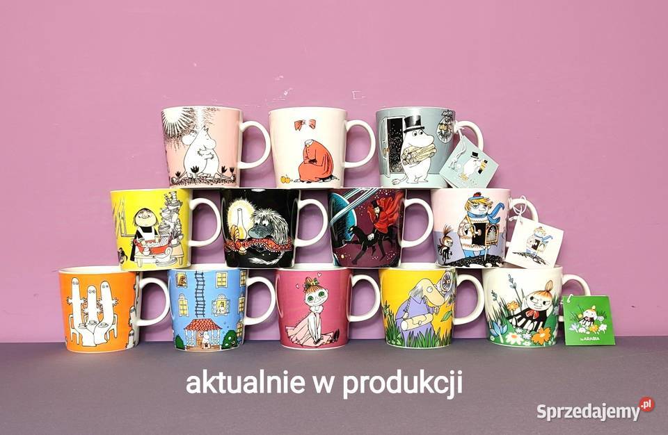 Muminki KUBEK Moomin Arabia Finland sygnatura Jasień
