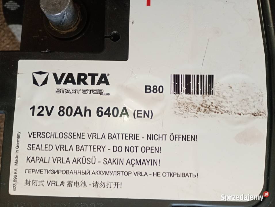 Akumulator Varta 80 AH 640 A