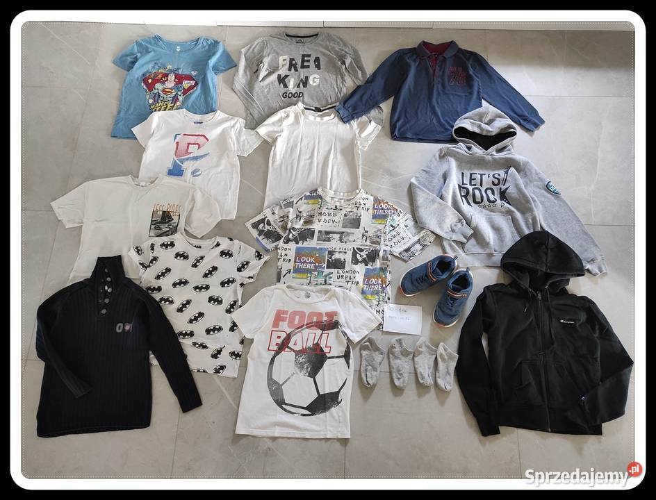 Zestaw paka ubrań chłopięcych rozmiar 146 152 10 lat+ Płock