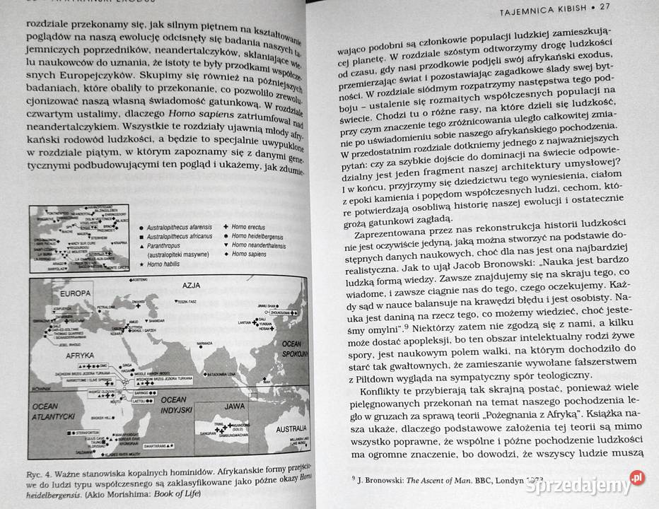 Afrykański exodus Christopher Stringer Robin lubelskie Chełm sprzedam