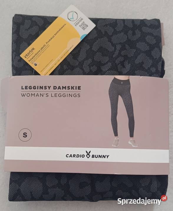 CARDIO BUNNY legginsy sportowe damskie rozmiar S warmińsko-mazurskie Ełk sprzedam