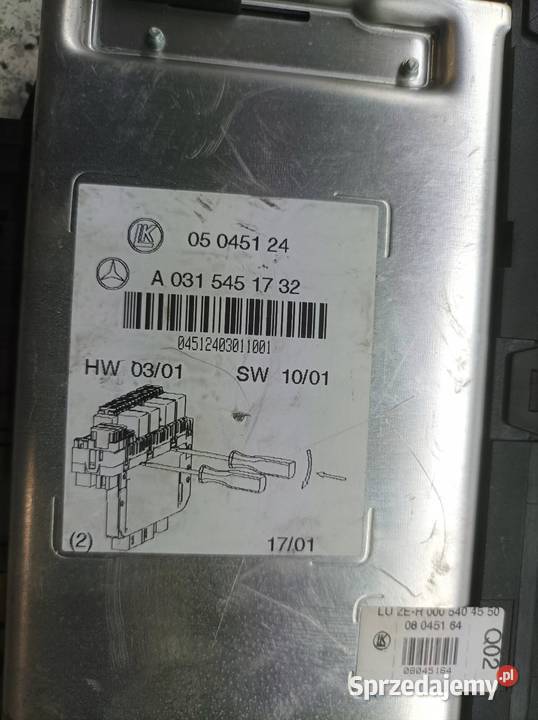 SKRZYNKA BEZPIECZNIKÓW MODUŁ SAM A0315451732