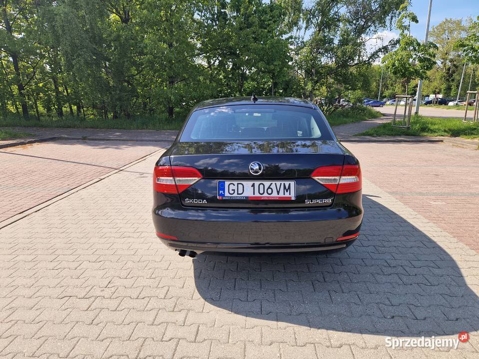SKODA SUPERB II 16 TDI 105 Super Stan Rok produkcji 2015 Gdańsk
