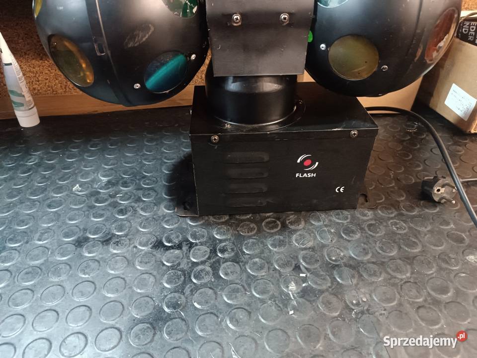 Efekt dyskokowy FLASH wirujące kule Szamotuły