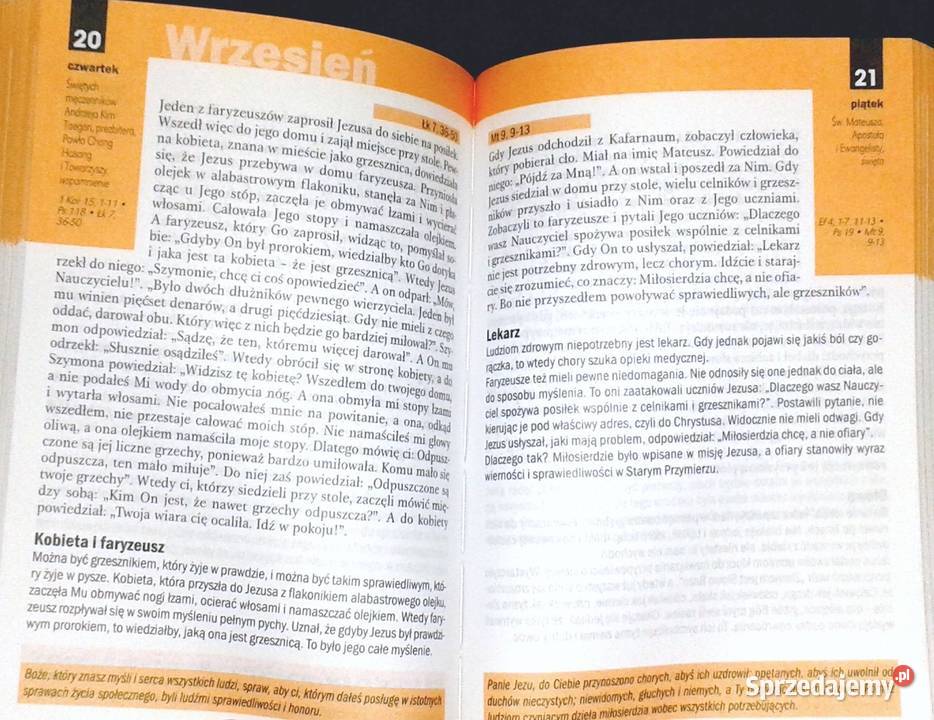 Słowo na każdy dzień Ewangelia 2012 Droga Prawa Chełm sprzedam
