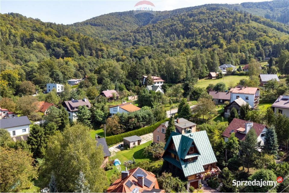 Drewniany dom w stylu zakopiańskim BielskoBiała śląskie Bielsko-Biała
