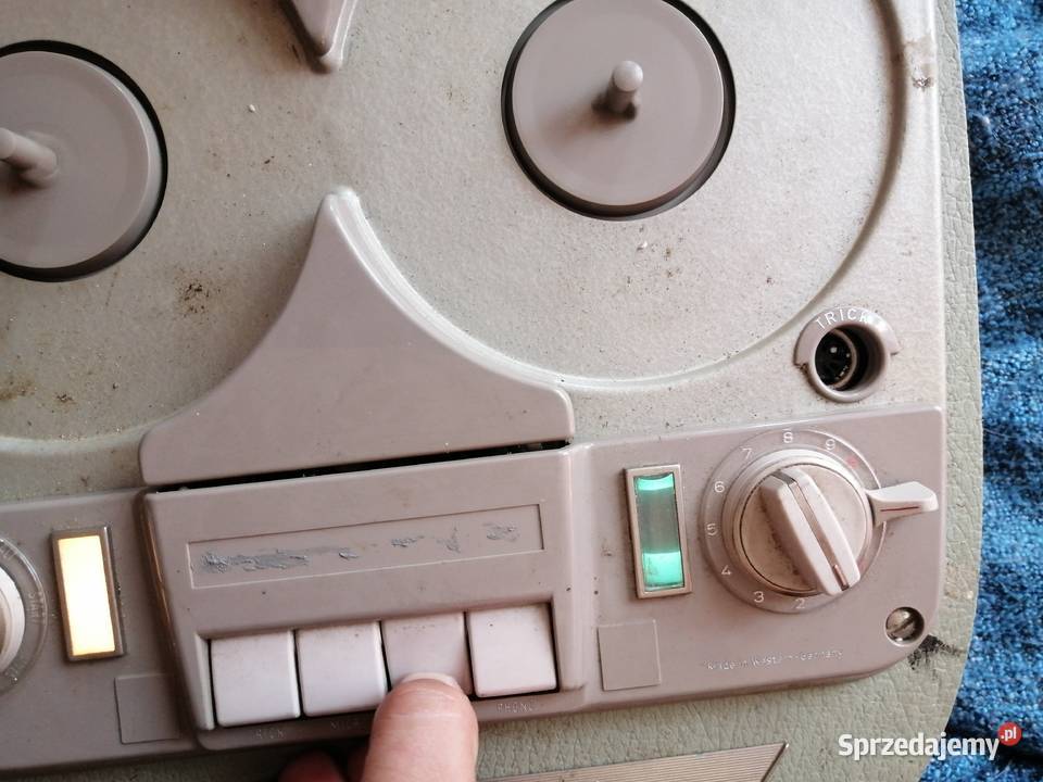 magnetofon szpulowy loeve opta walizkowy lampowy Legnica