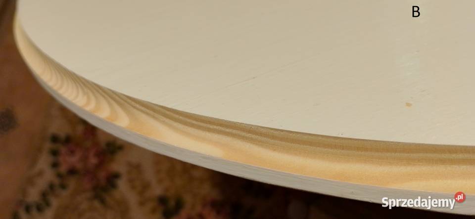 Stolik kawowy okrągły 100 drewno 50cm sprzedam