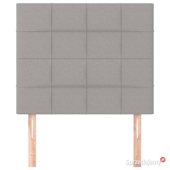 Zagłówki do łóżka 2 jasnoszary 80x5x7888 tkanina Warszawa sprzedam