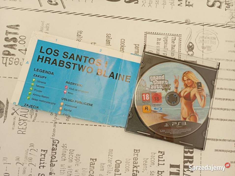 Grand Theft Auto V 5 na 3 Płyta w idealnym Wrocław